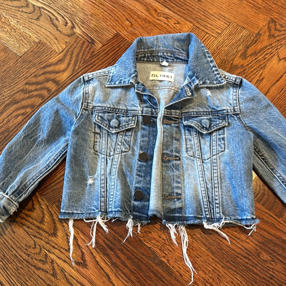 DL 1962 denim jacket girls jean jacket